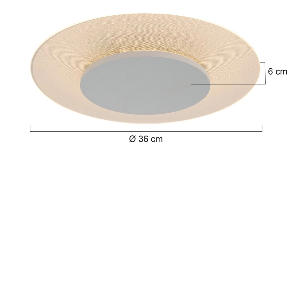 LED flush ceiling light Lido 36 Steinhauer 8712746106244