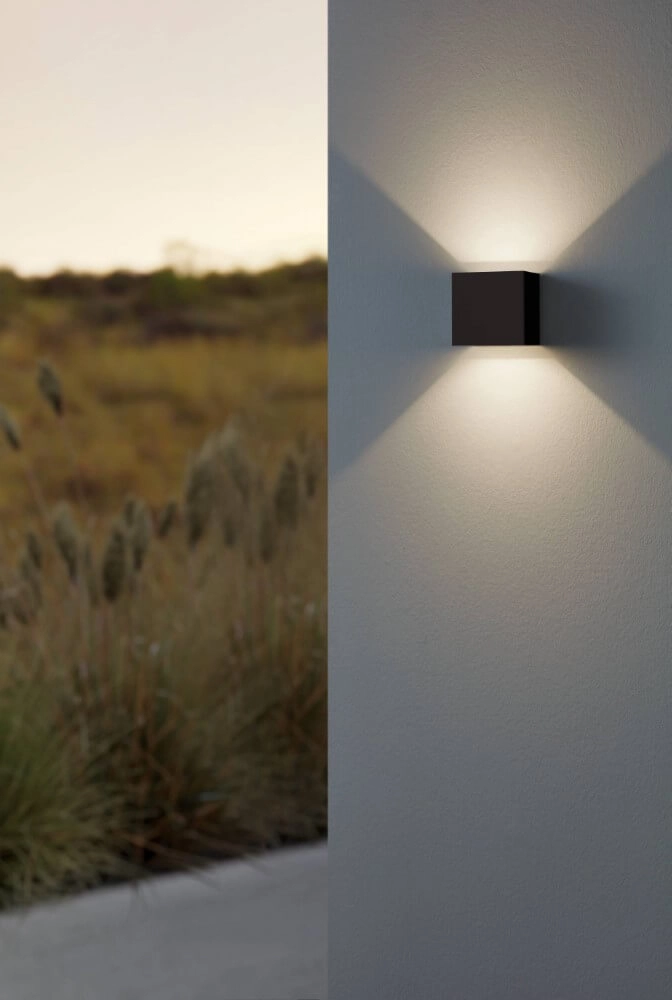 Wall spotlight Calpino 3 black 10x10x10cm Eglo 9008606297665