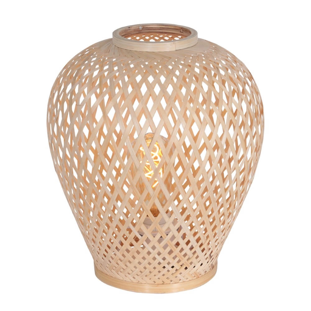 Bamboo Table Lamp Maze Ø 30cm