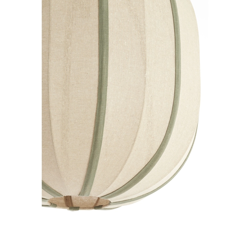 Japandi pendant lamp Esmiria Ø 51cm - olive green Light & Living 8717807835941