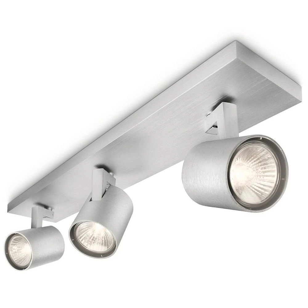 Ceiling spot My Living Runner 3-light metal gray Philips 8718291487845