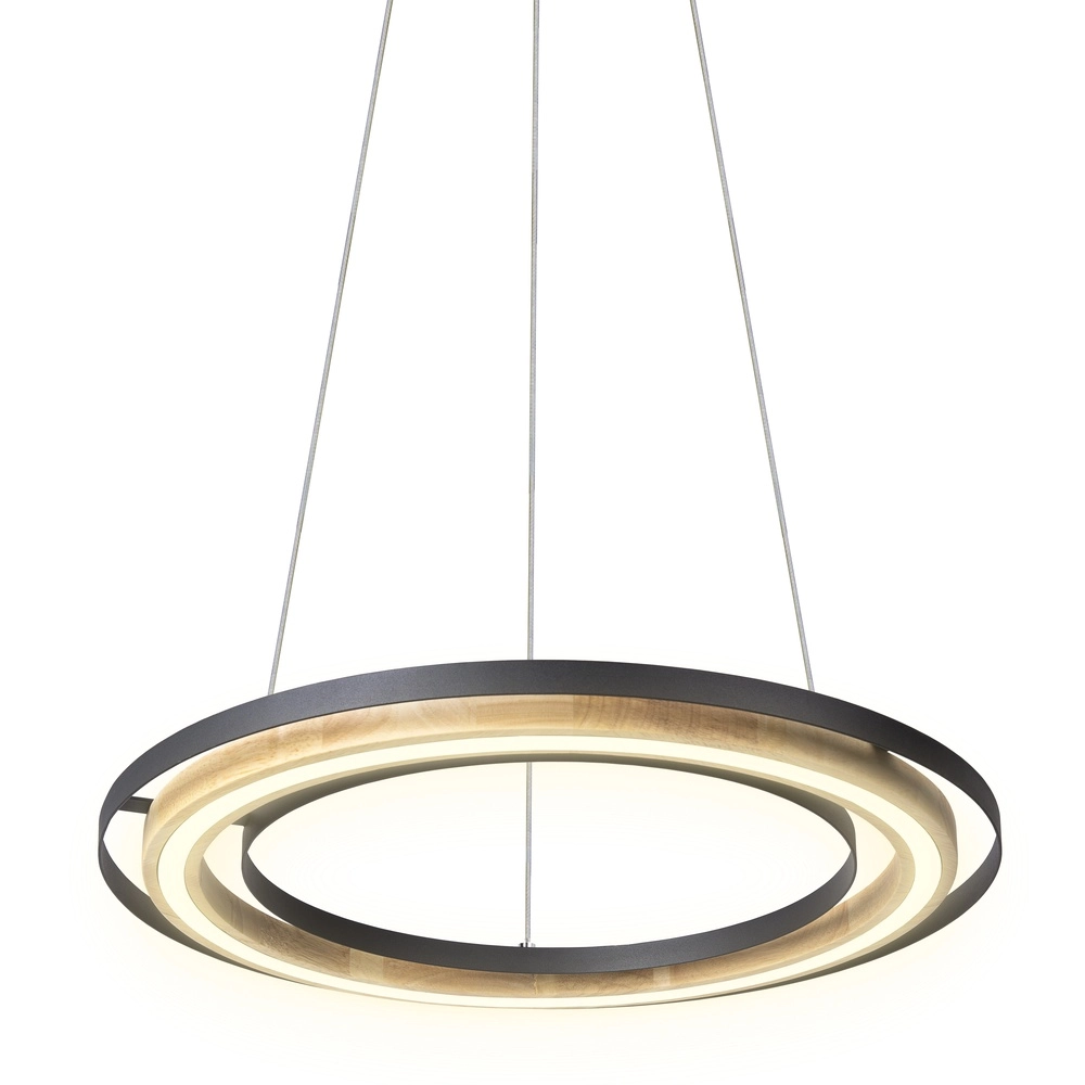 Design pendant lamp Rilas Single Black Globo 9007371513444