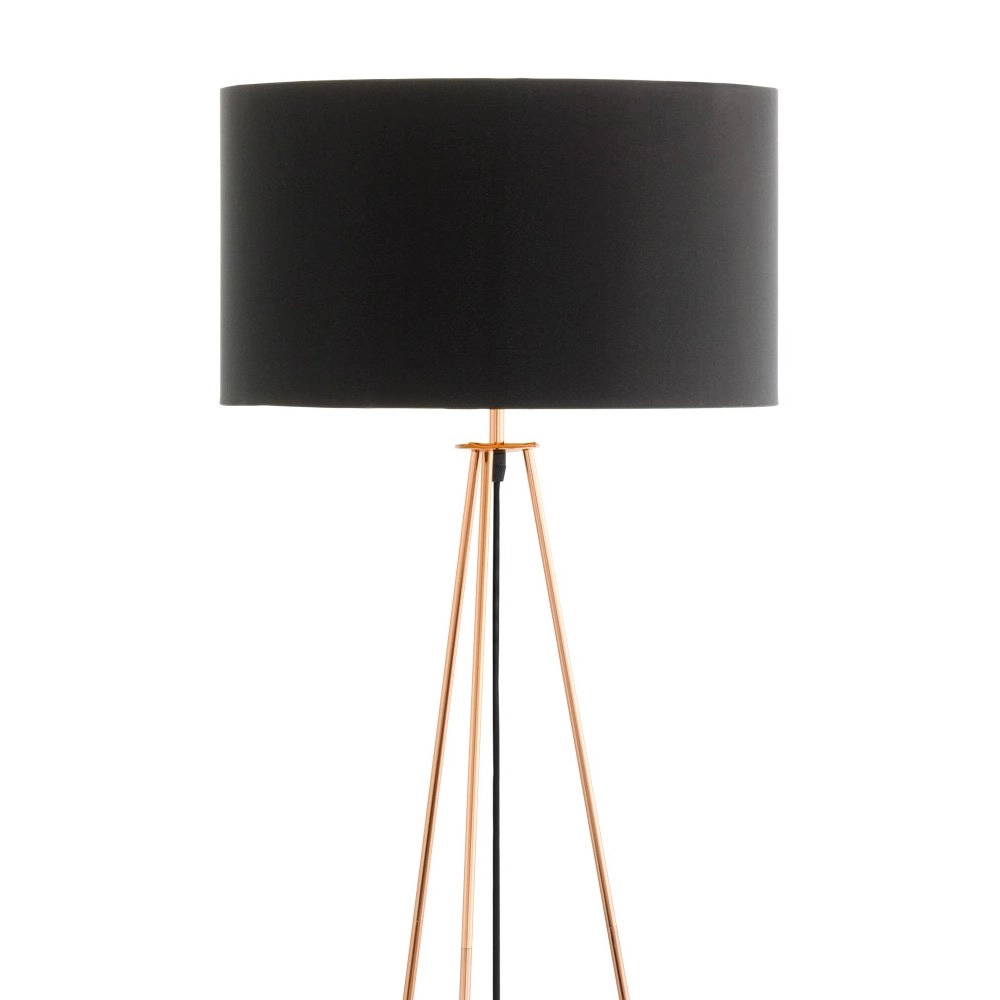 Standing lamp Camporale red copper with black lampshade Stars of Light 9002759392291