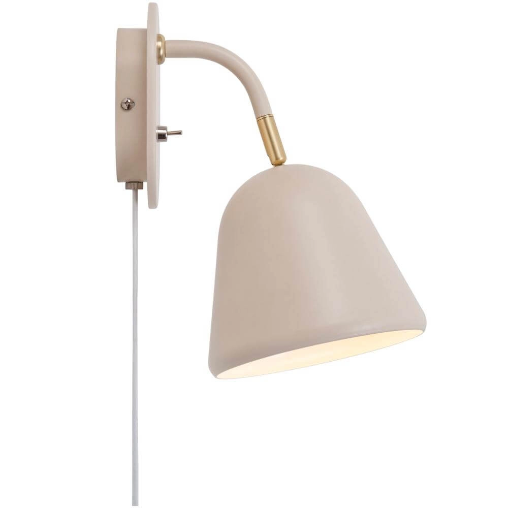 Sand brown wall lamp Fleur design Nordlux 5704924005282