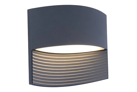 Nice wall lamp Lotus anthracite