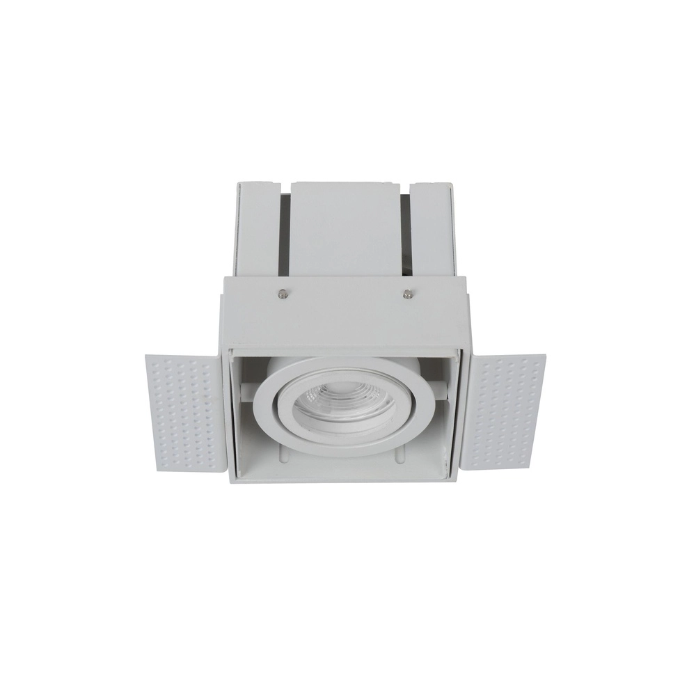 Sleek recessed spotlight Trimless only white