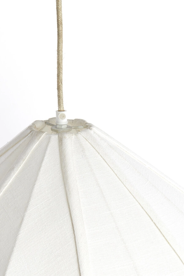 White pendant lamp Zubeda Ø 58.5cm Light & Living 8717807706630