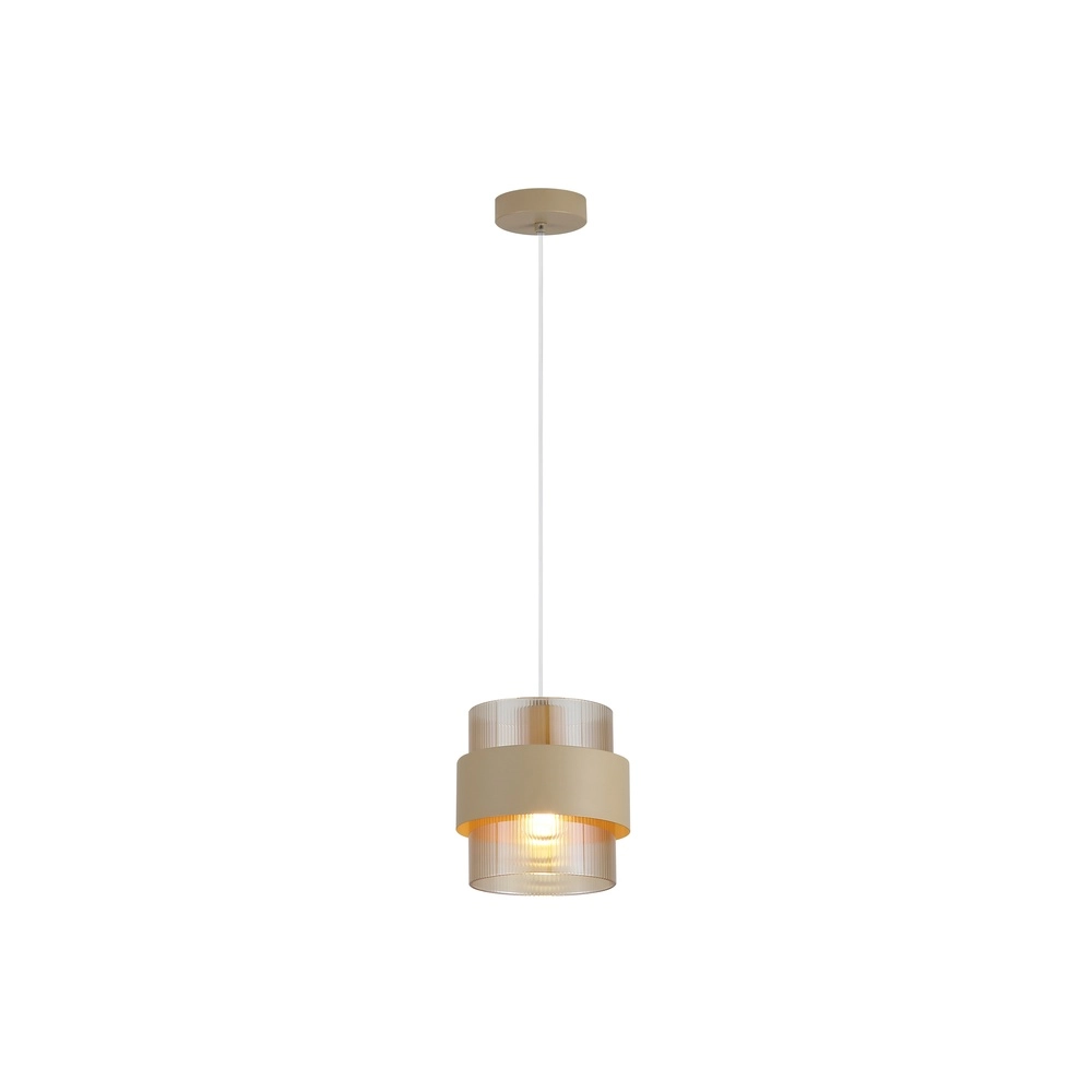 Pendant lamp Royal 1-light sand brown