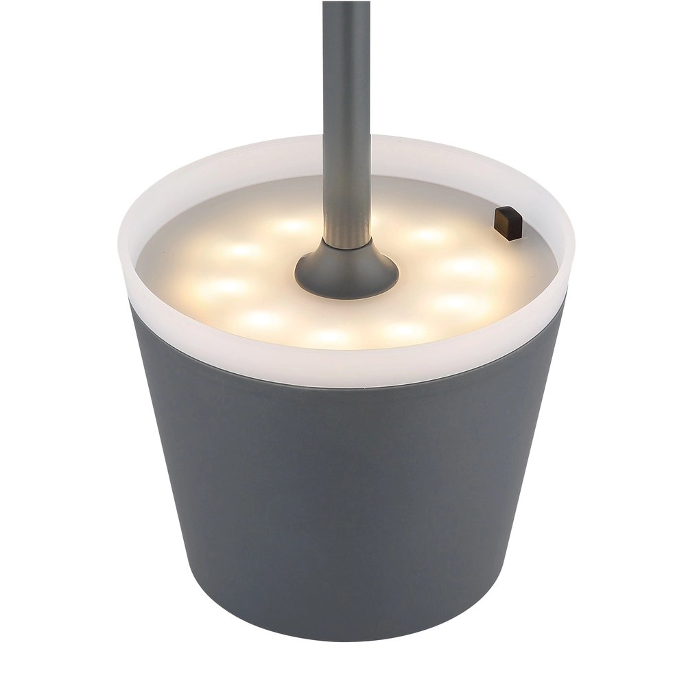 Solar table lamp Vannieso anthracite Globo 9007371446698