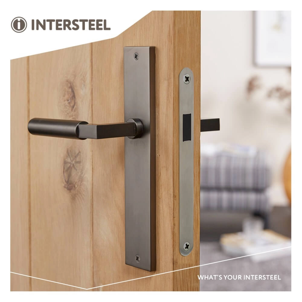 Door handle Bau-Stil blind anthracite Intersteel 8714186554937