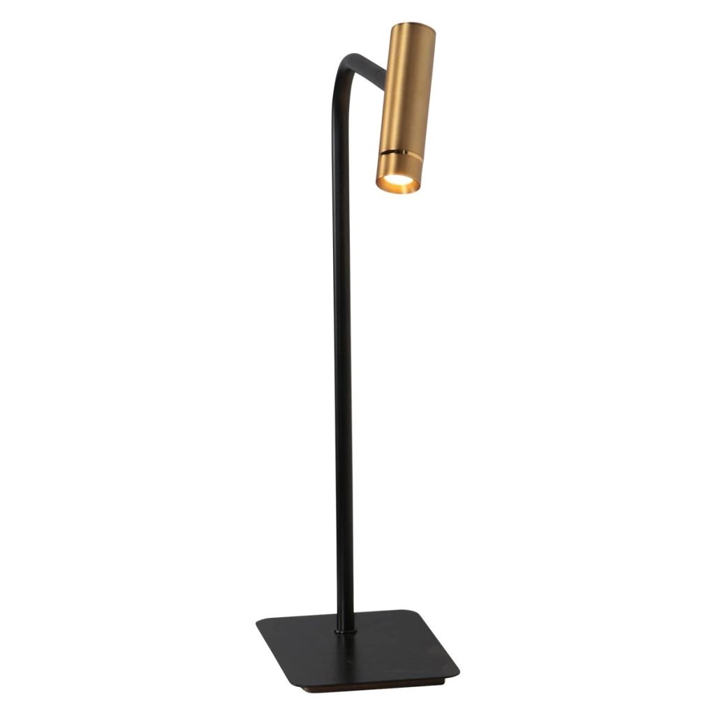 Table lamp Lumo black with gold Steinhauer 8712746184600