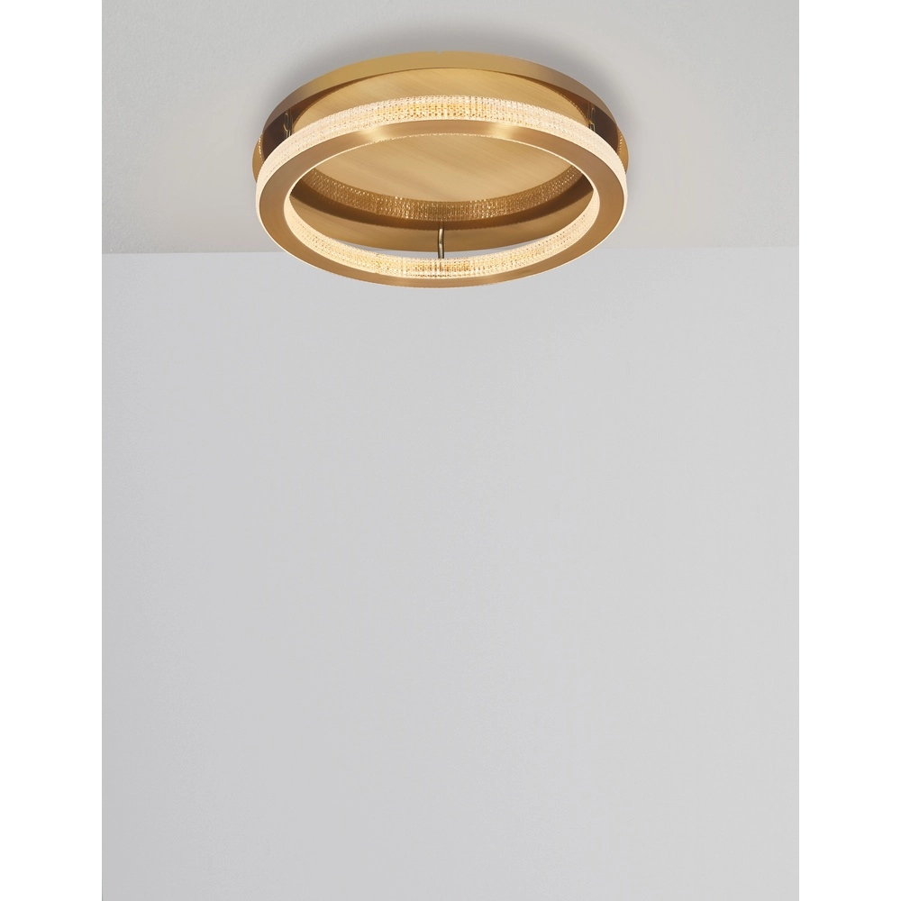 Ceiling lamp Fiore gold Ø 40cm Lyora 5212017424150