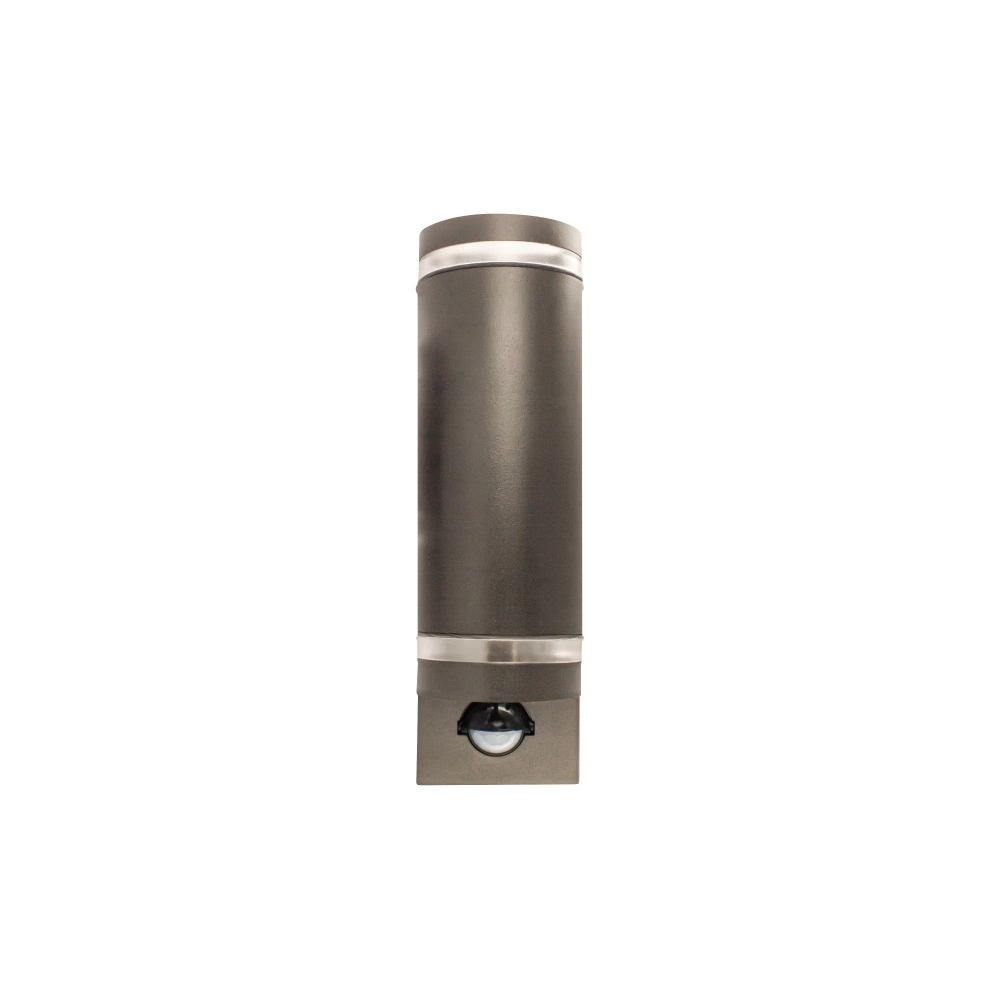 Double wall spotlight with sensor Opden Anthracite - 2x GU10 Lyora 5055788294849