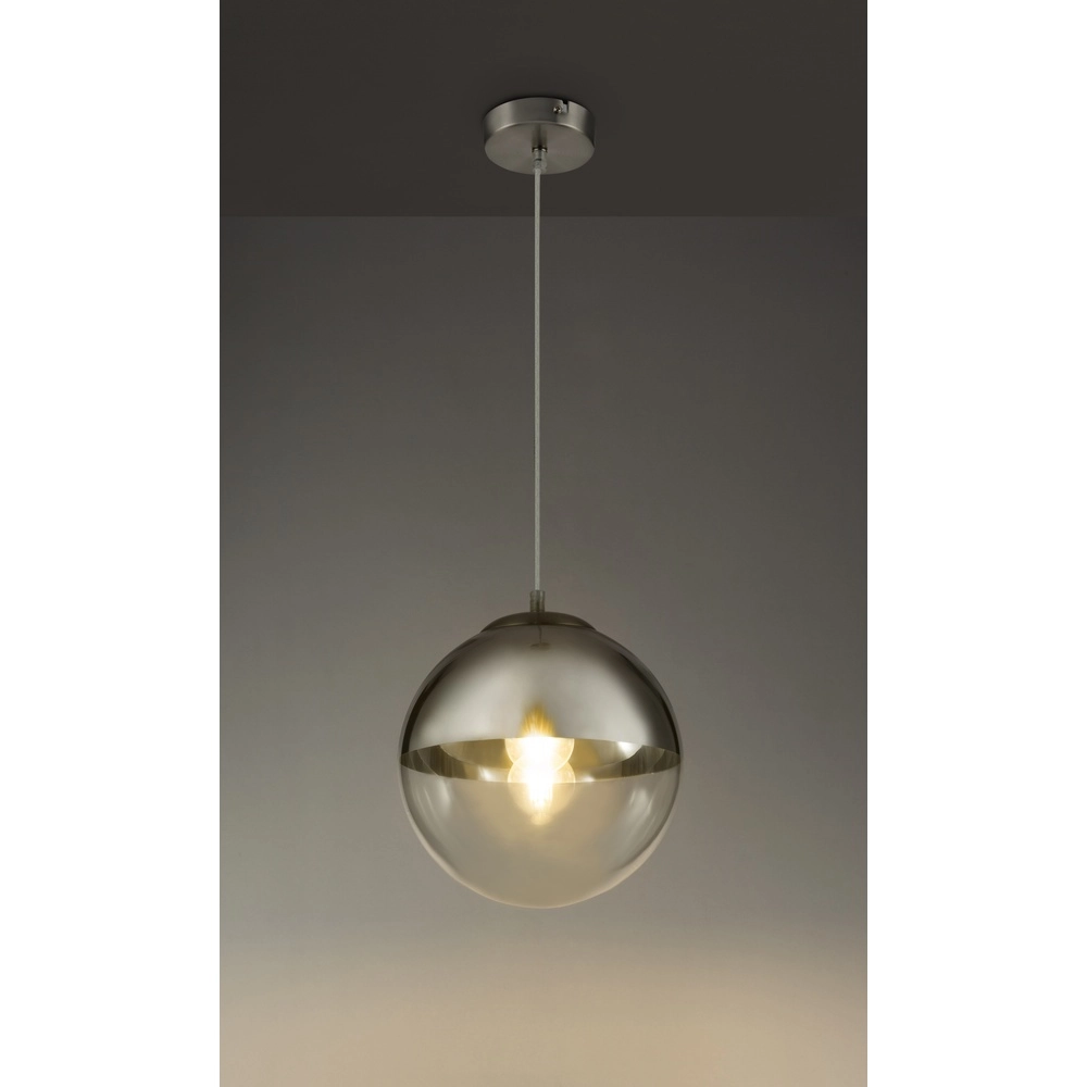 Pendant lamp Varus nickel Ø 30cm Globo 9007371377442