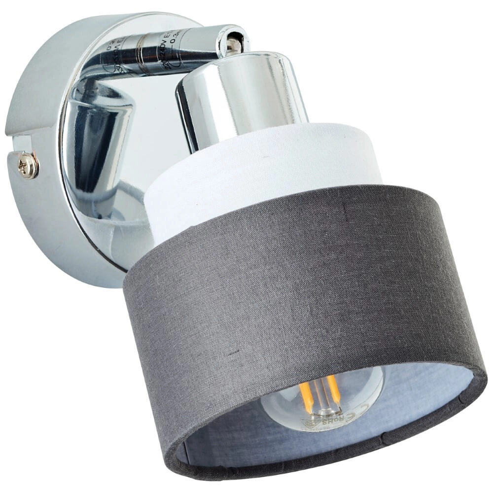 Wall lamp Naples chrome with white Brilliant 4004353424168