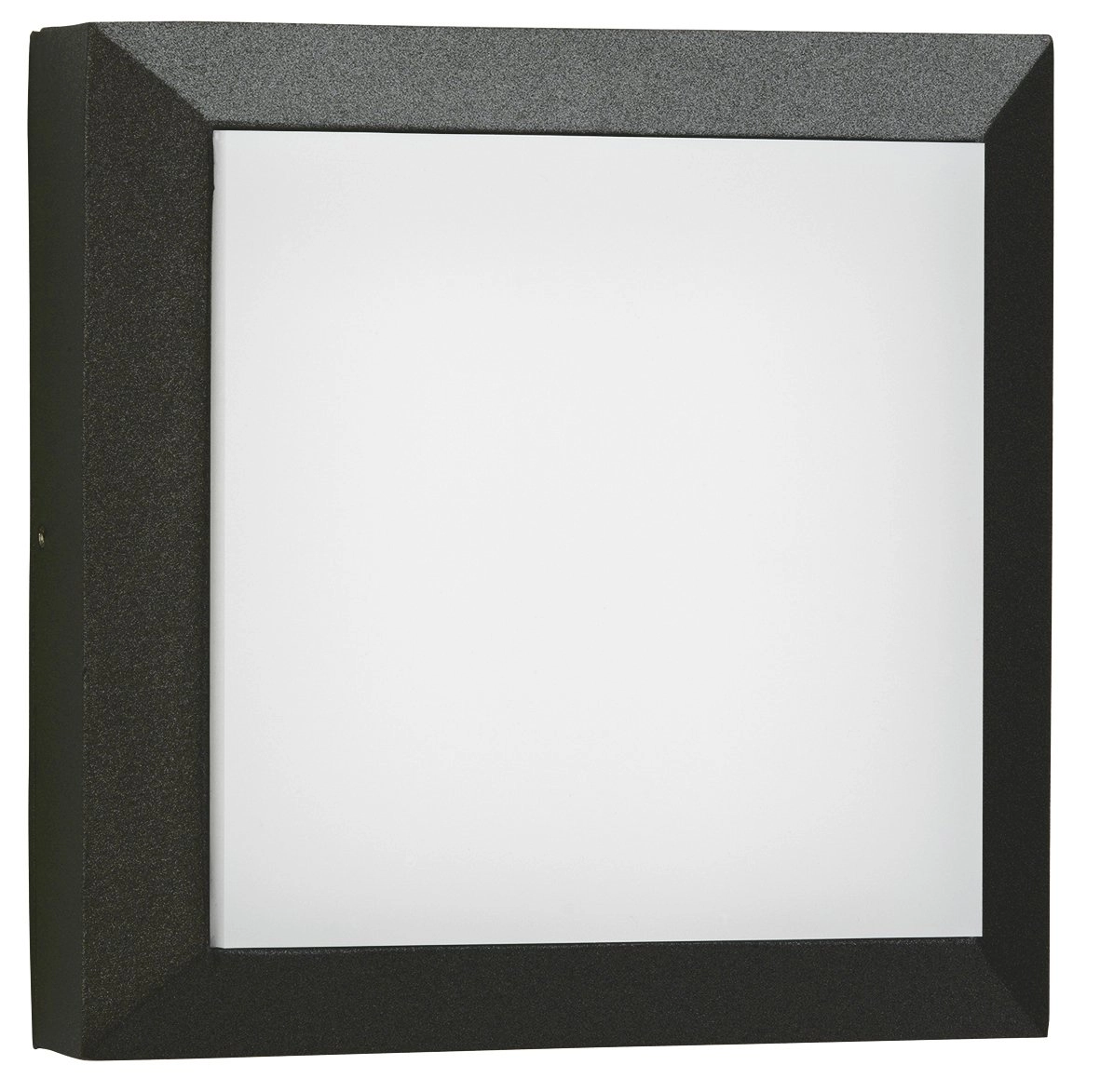 Square wall lamp Parel 19cm-black
