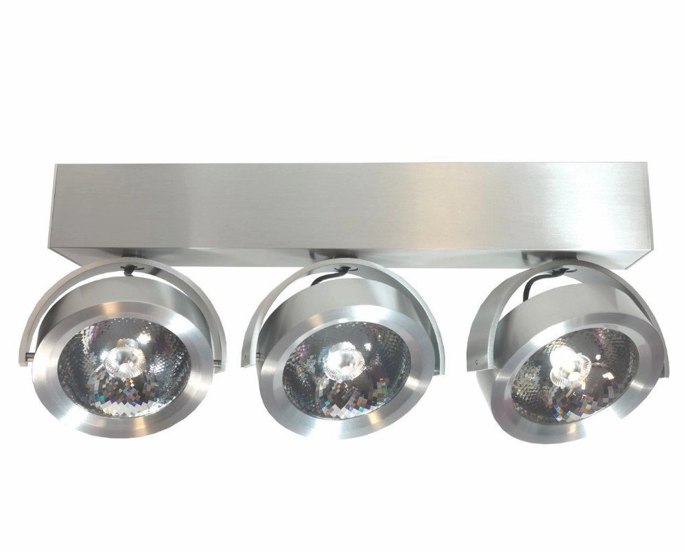 LED surface mounted spot Dutchess 3x13w - 2700K - 40cm metal gray