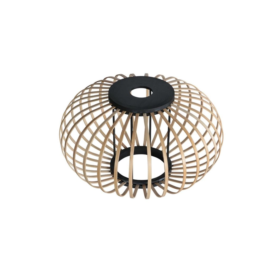 Pendant lamp 5-lights Silva with bamboo caps Steinhauer 8712746183184