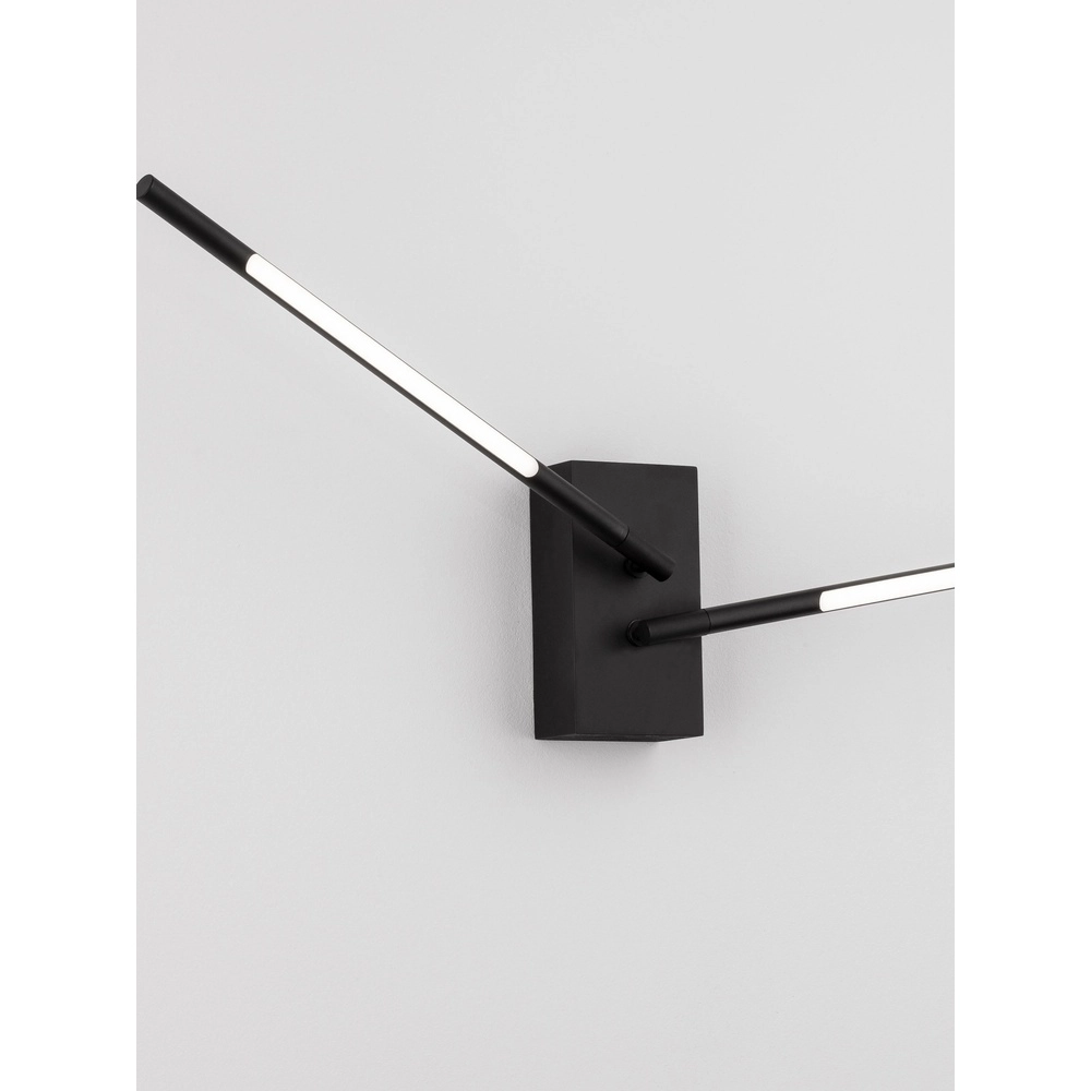 Wall lamp Raccio Black Double Lyora 5212017420466