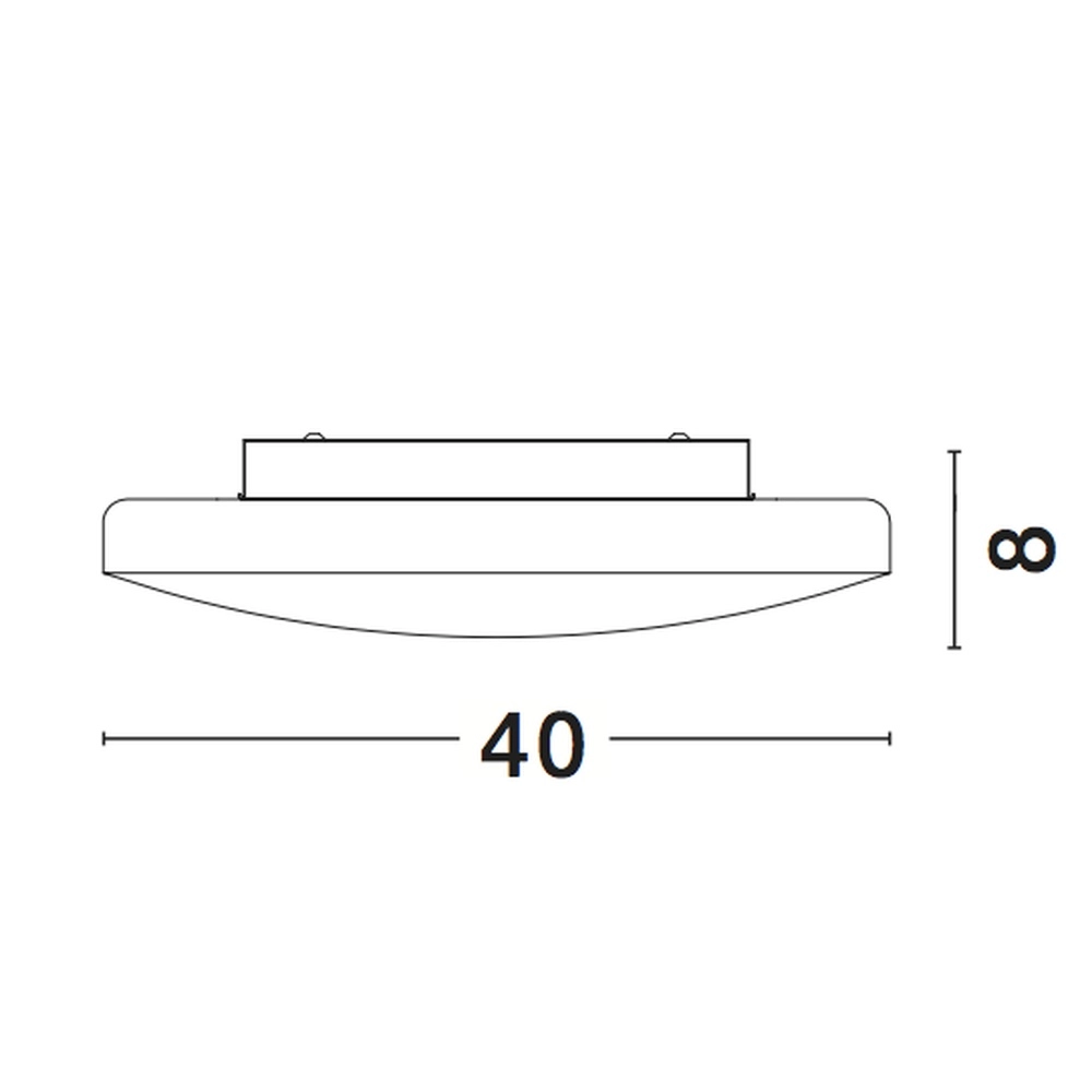 Ceiling lamp Ivi Ø 40cm white Lyora 5212017405784