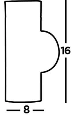 Black wall spot Splot Up - Down 16cm Searchlight 5053423076553