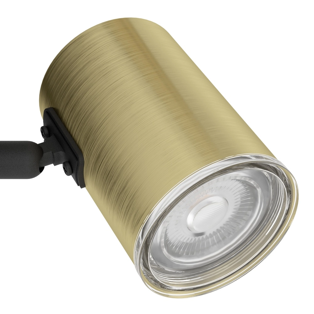 Bathroom spotlights Consuma 1 GU10 - black with gold Eglo 9008606365036