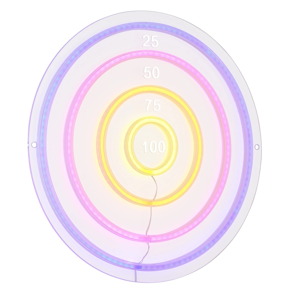 Wall lamp Darteri neon dartboard