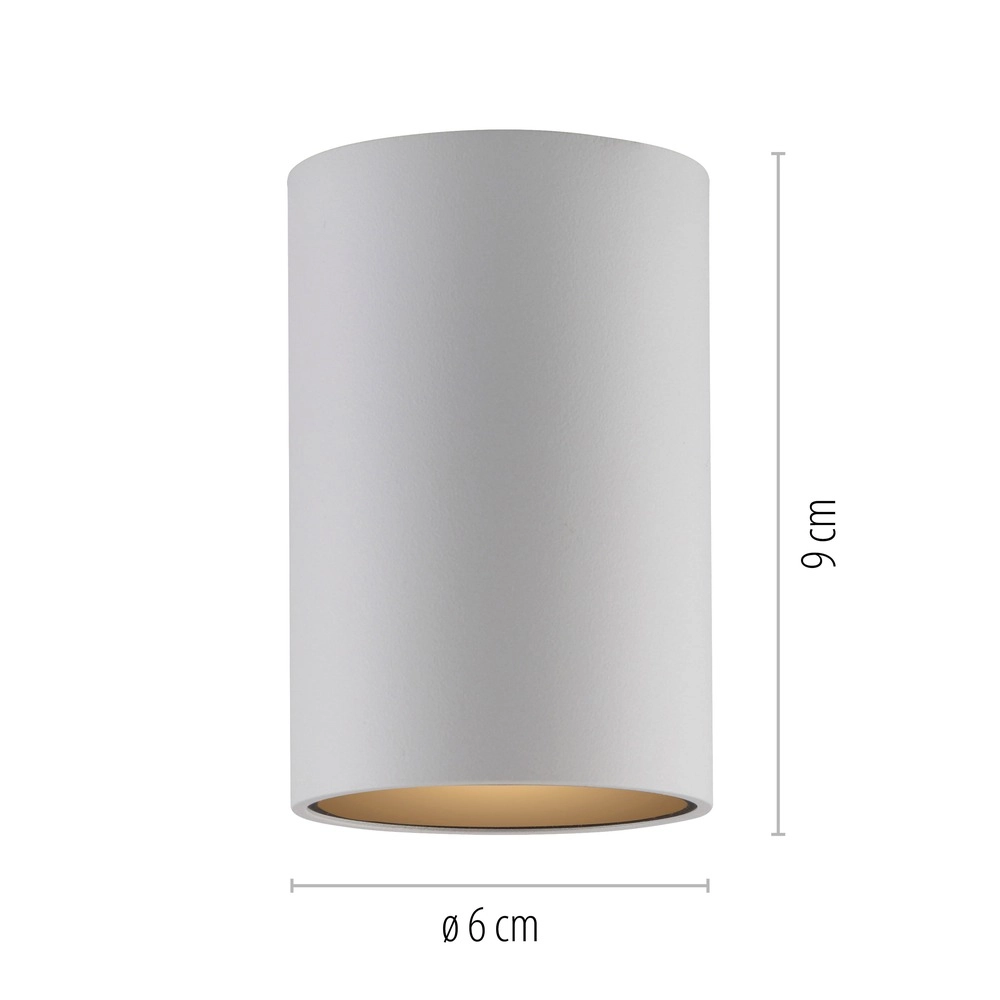 Ceiling surface-mounted spot Pure Point Ø 6cm - white Paul Neuhaus 4012248395660