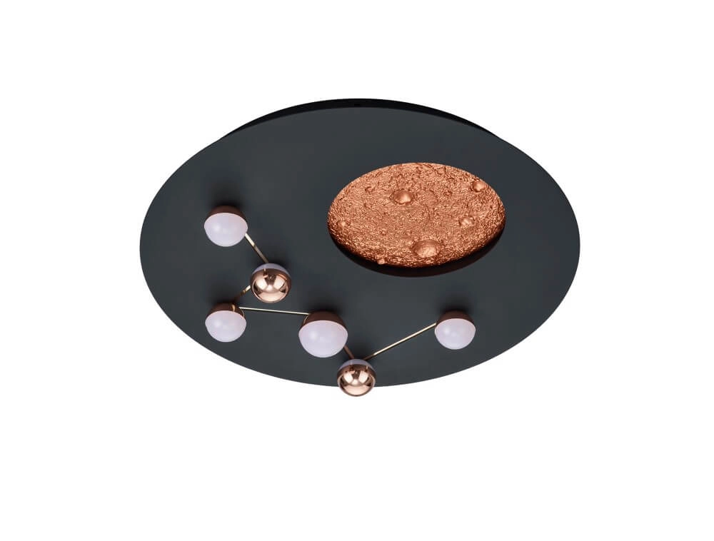 Design ceiling lamp Zodiac black