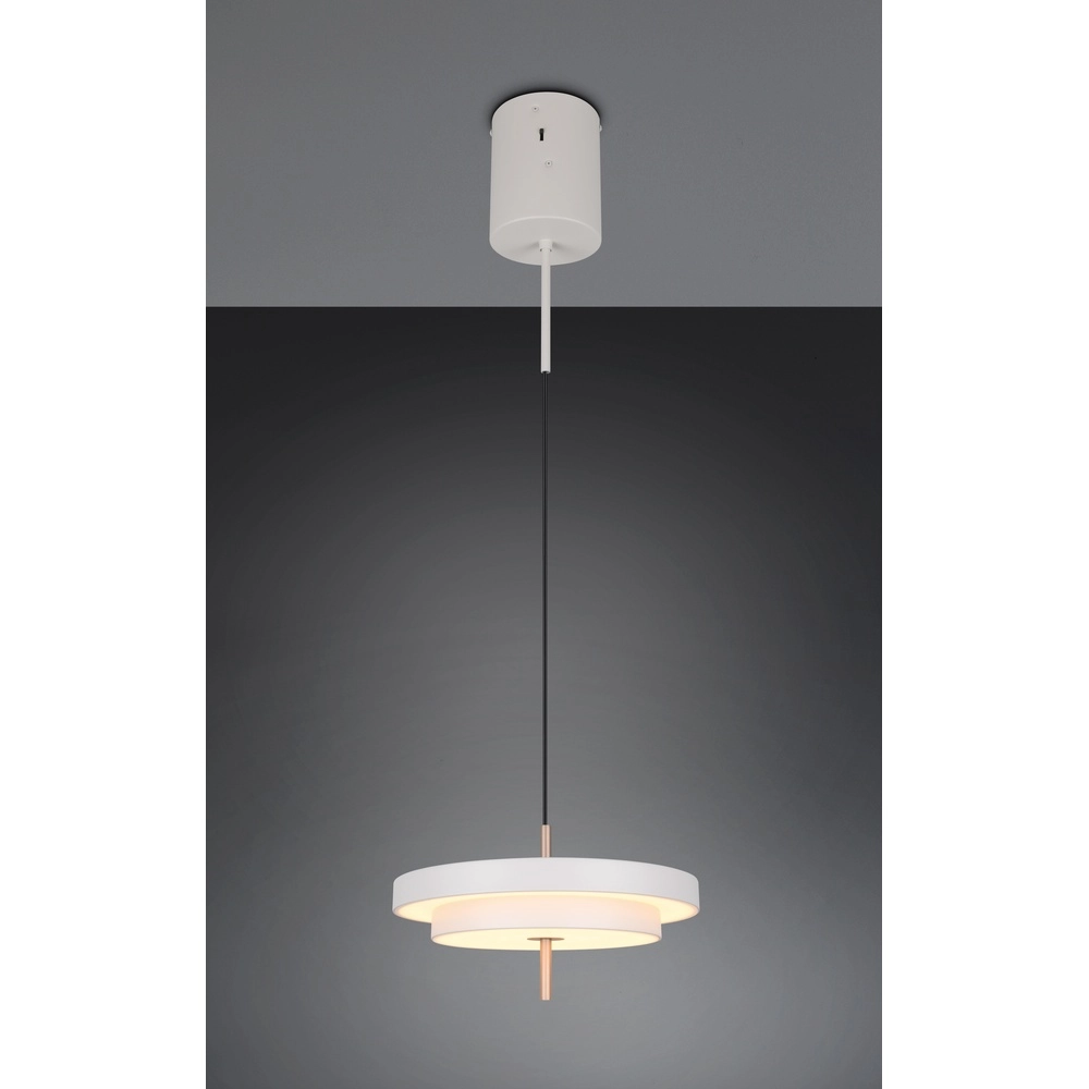 Design pendant lamp Keaton white Ø 40cm