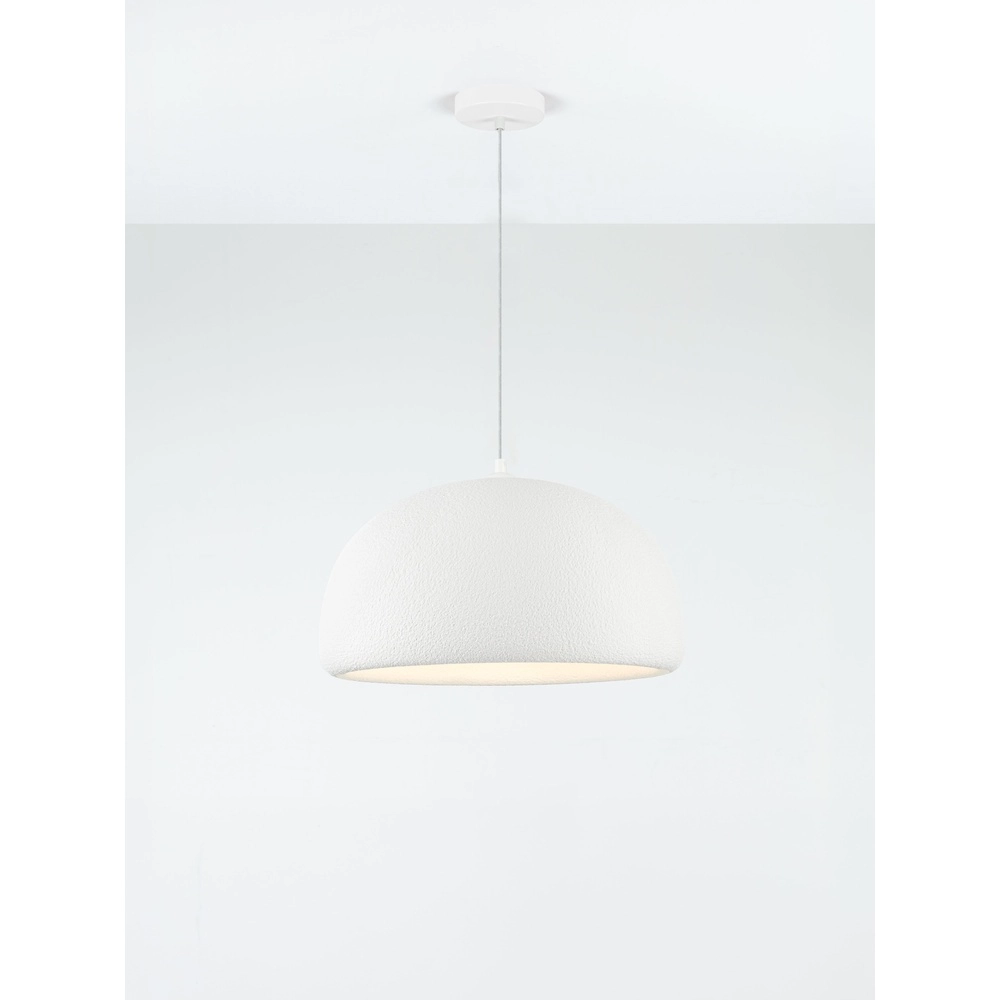 Modern pendant lamp Davo white Ø 43cm Lyora 5212017495686