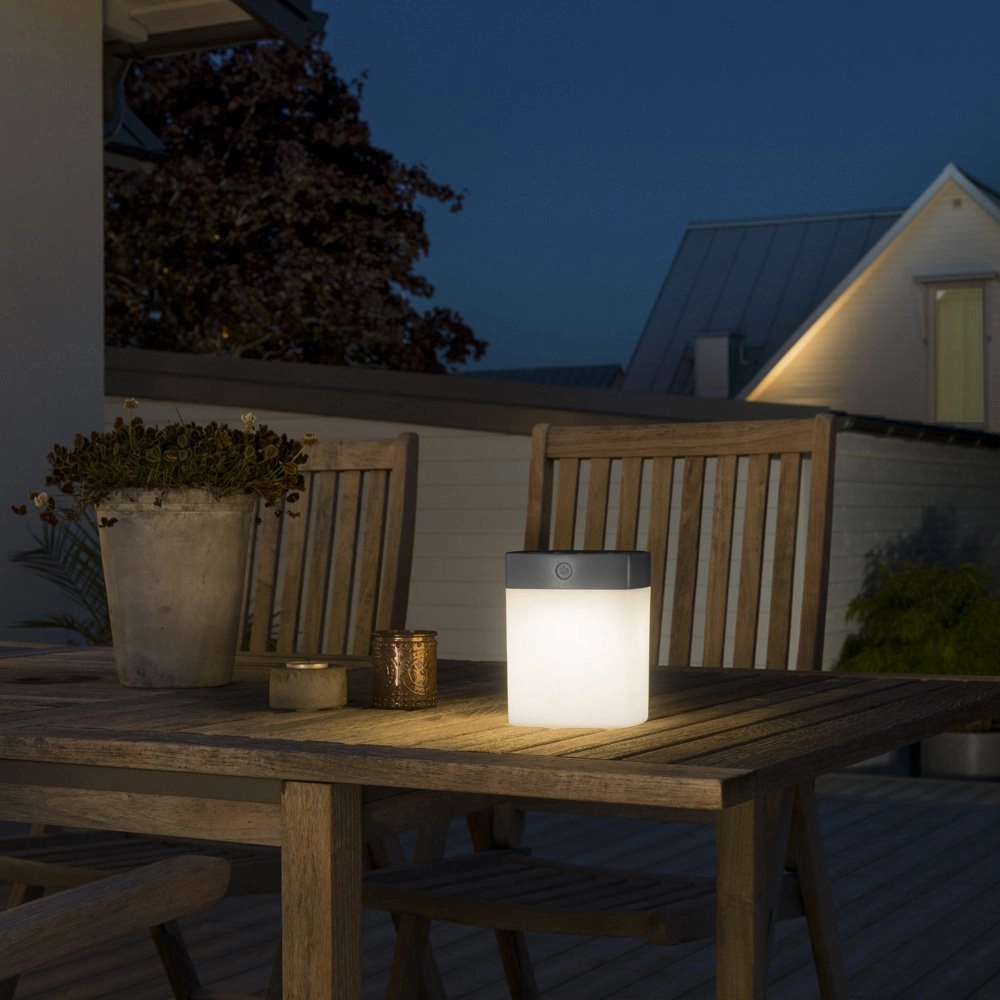 Solar table lamp Asissi 14.5cm anthracite KonstSmide 7318308063027