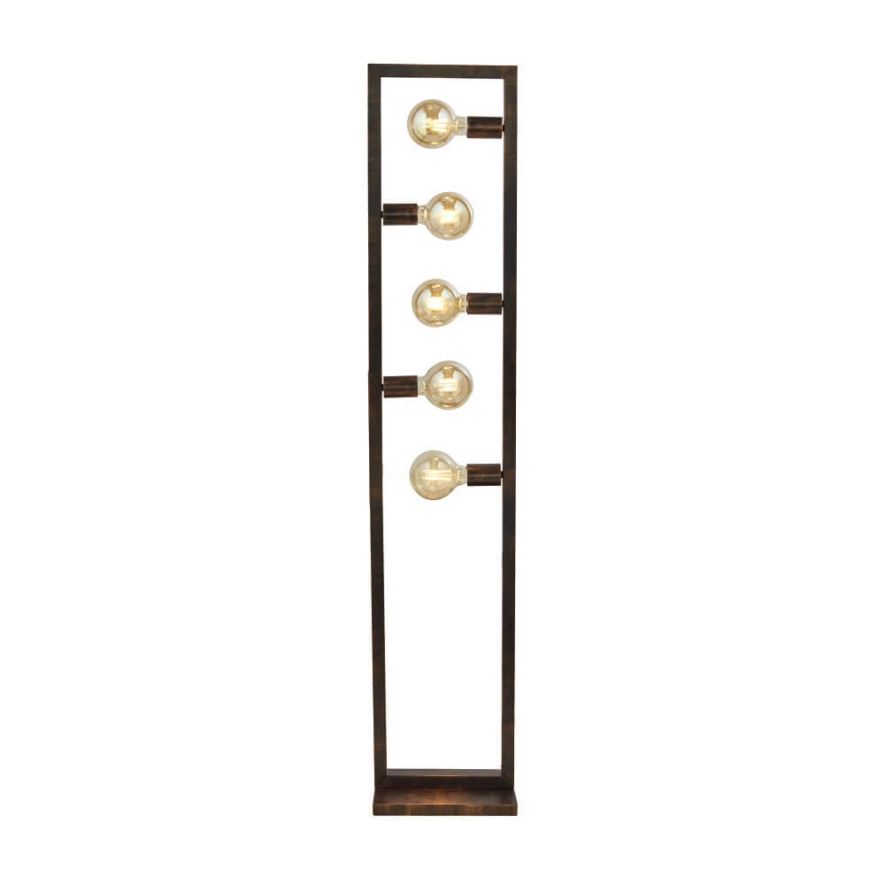 Rustic floor lamp Oblong