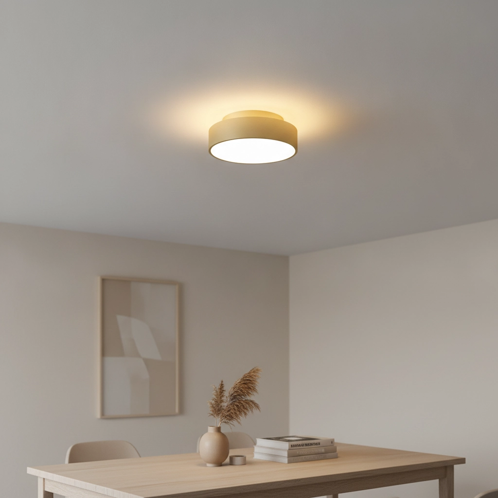 Ceiling lamp Chicago Ø 15cm warm gold