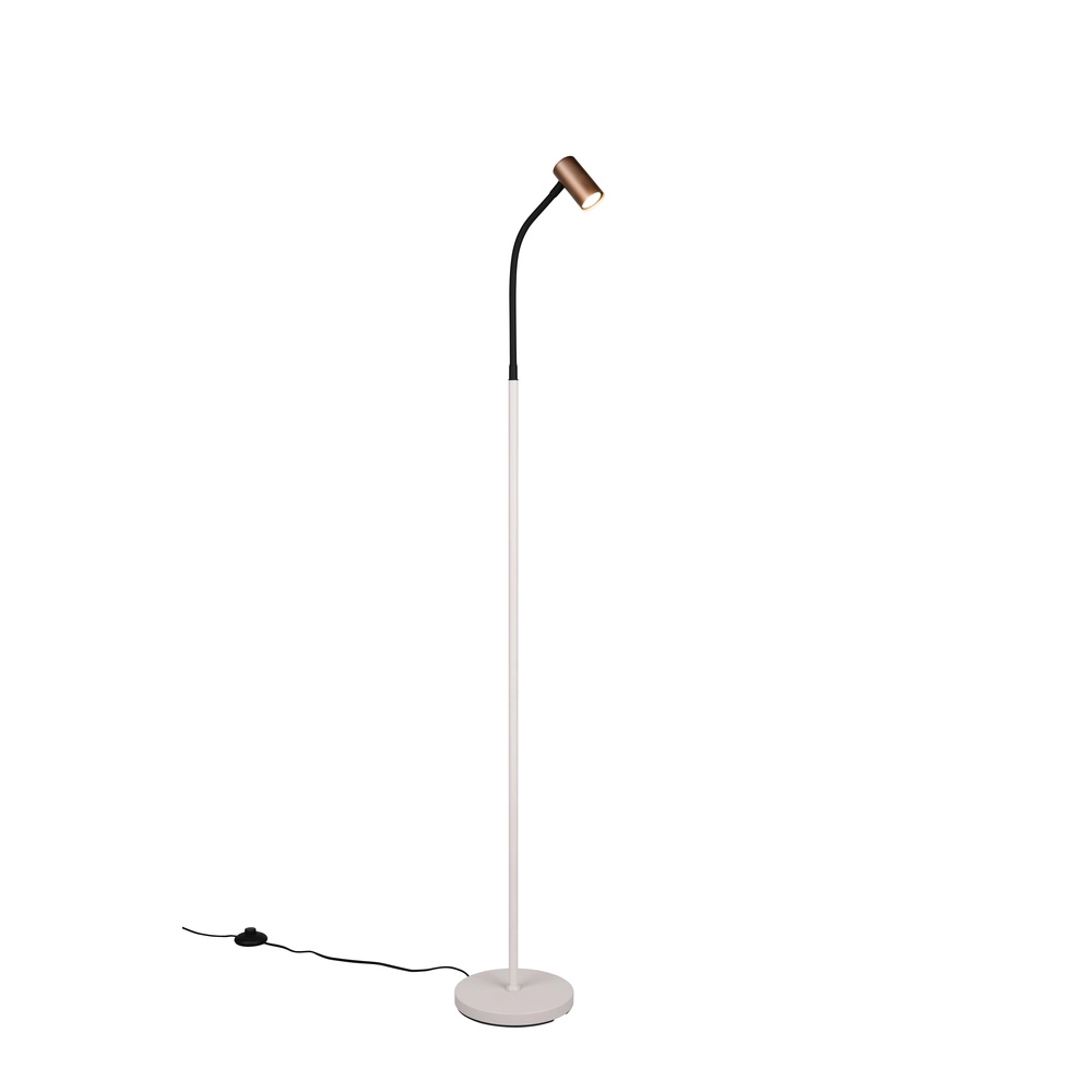 Design floor lamp Taryn mocha brown Trio 4017807685770