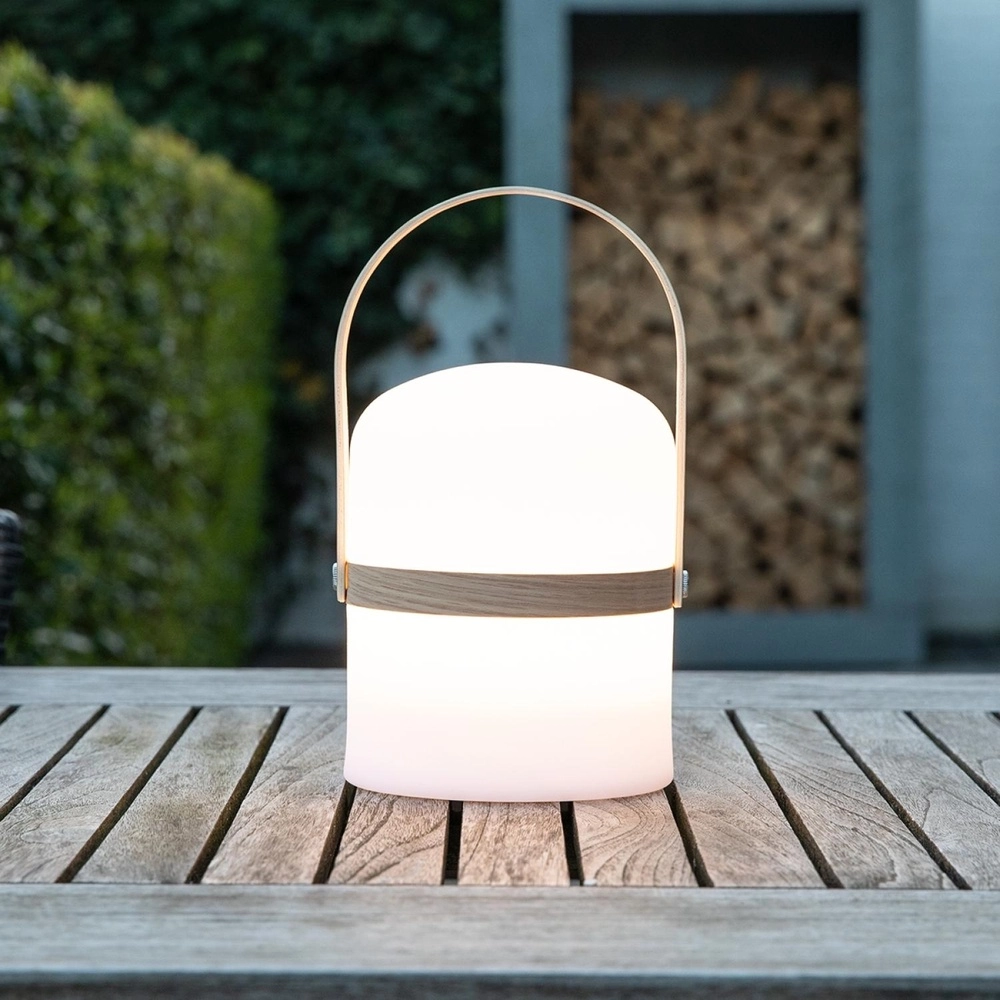 Rechargeable table lamp Joe IP44 white Lucide 5411212061201