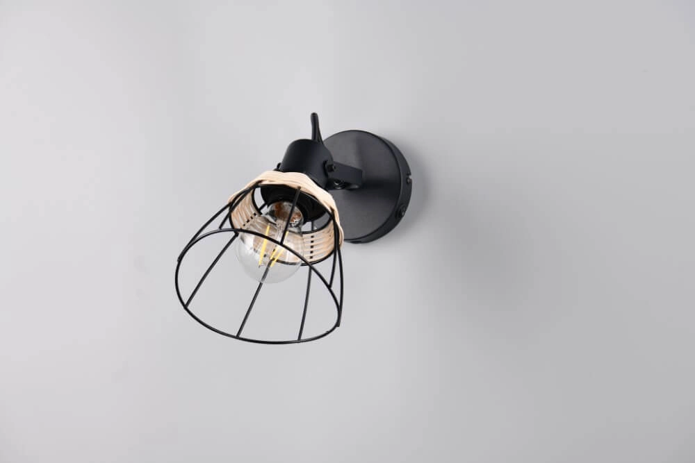 Black wall lamp Jerome design Trio 4017807637694