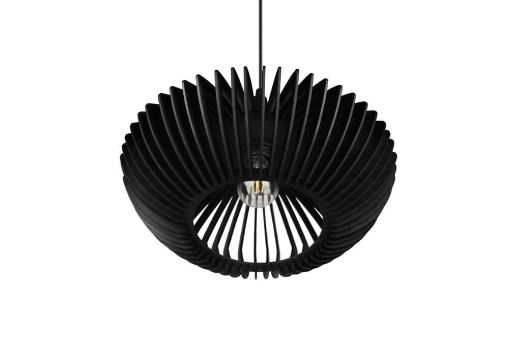 Modern black pendant lamp Colino Ø 40cm