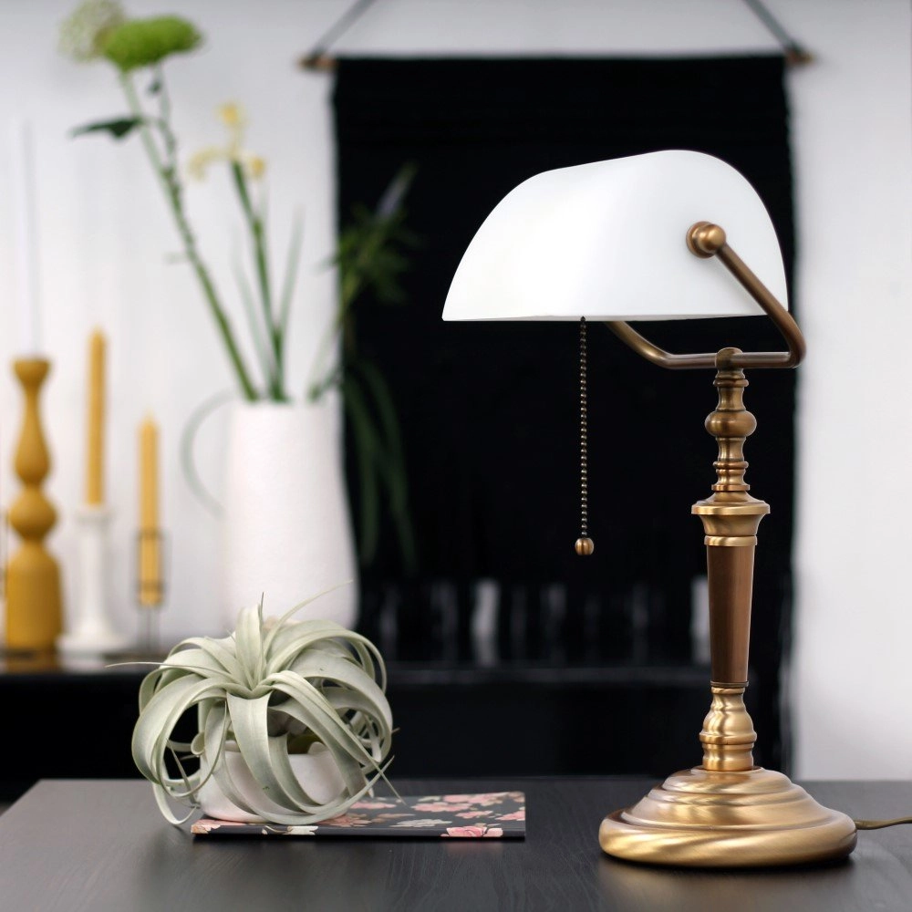 Table lamp Ancilla 26cm bronze brown