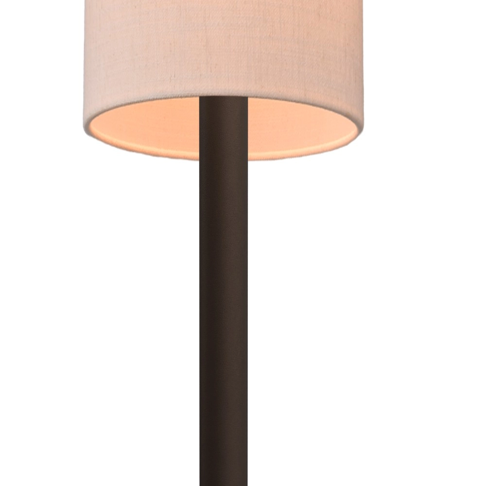 Floor lamp Lisbourg Cocoa with off white cap Masterlight