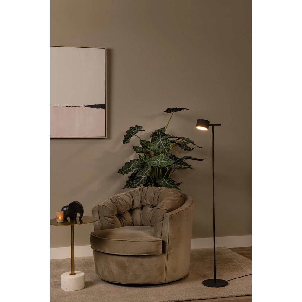 Floor lamp Gian Black Lucide 5411212421159