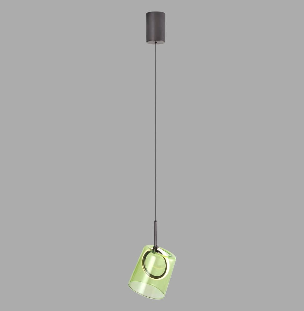 Pendant lamp Zula green Paul Neuhaus 4012248383605