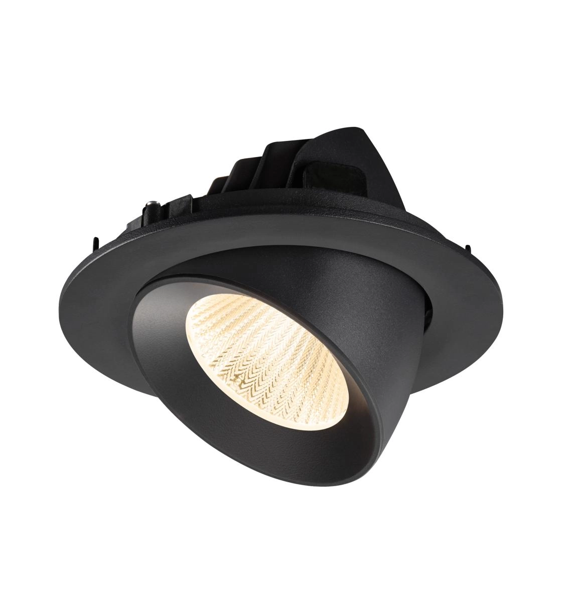 Recessed spotlight Numinos Gimble L black 2700K - 40deg SLV 4024163310482
