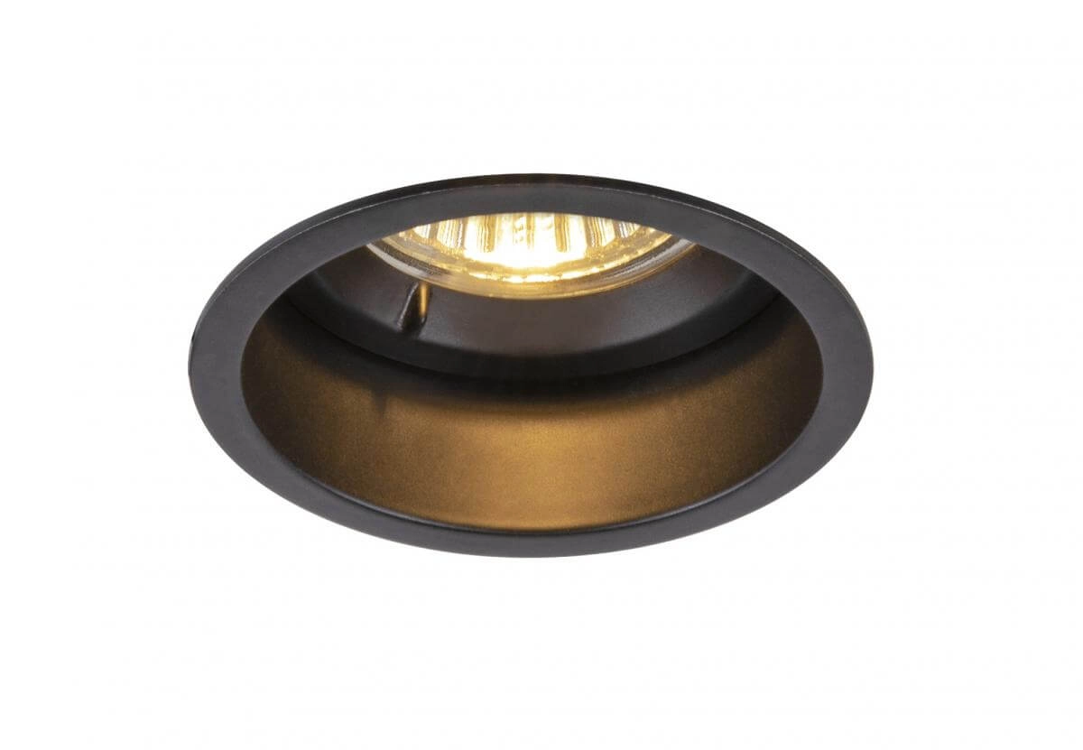 Recessed spotlight Horn GU10 Blowerdoor tested black