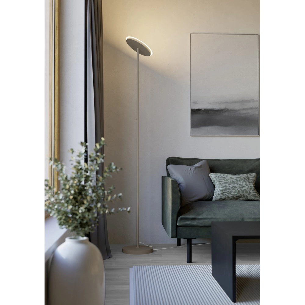 Design floor lamp Piagnolo sand brown Eglo 9008606392377