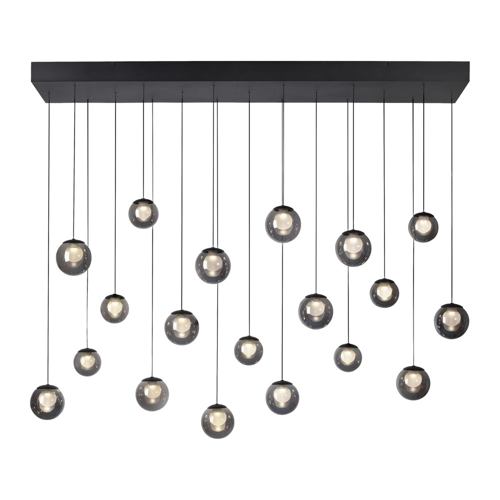19-light pendant lamp Pure Popup mystic grey Paul Neuhaus 4012248396698