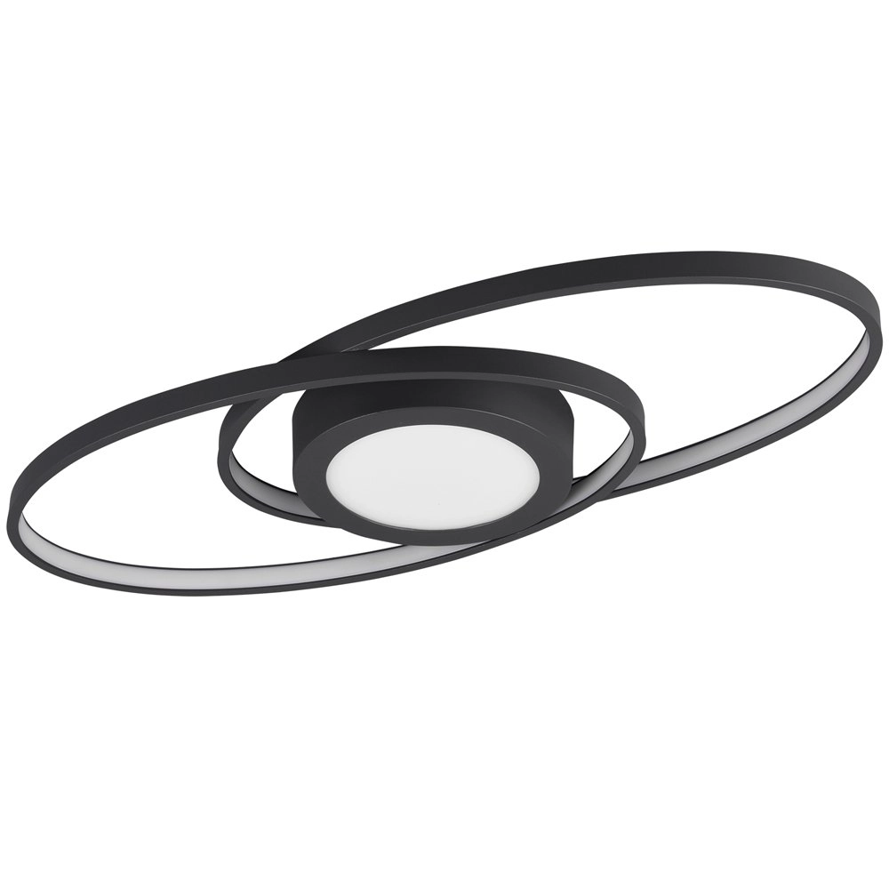 Modern ceiling lamp Galaxy black Trio 4017807446210
