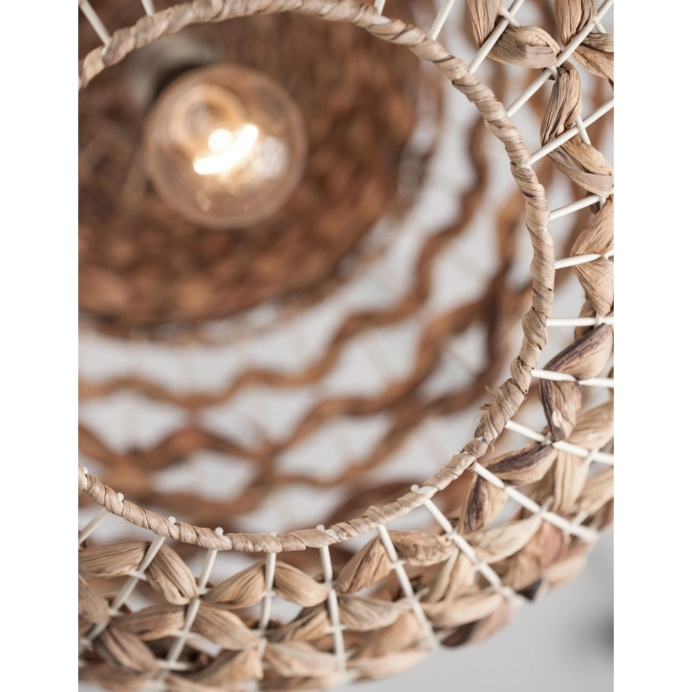 Rattan pendant lamp Griffin Ø 40cm Lyora 5212017416643