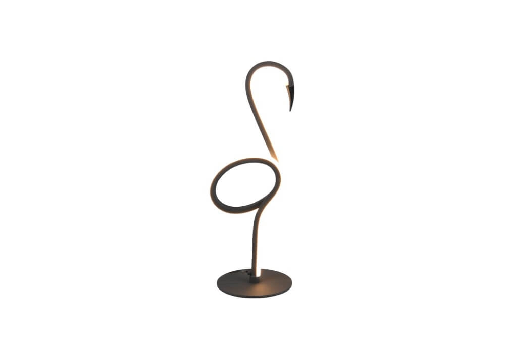 Black flamingo LED table lamp Ingo Trio 4017807613698
