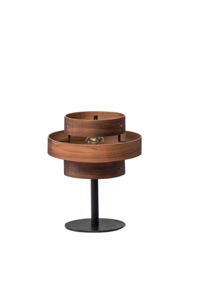 Table lamp Walnut walnut brown Ø 31cm
